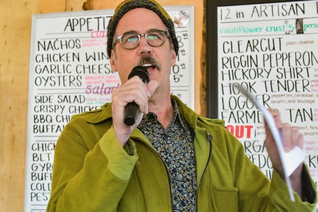 Krist Novoselic speaking.