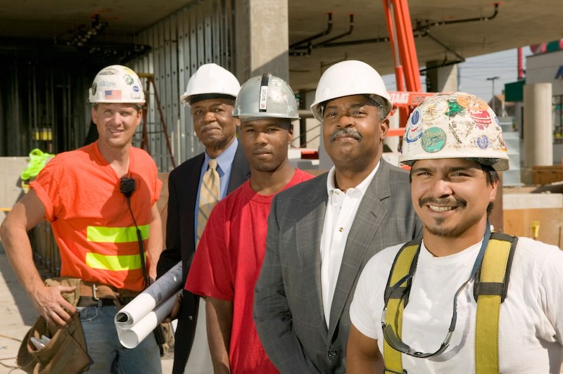 Construction workers.