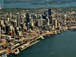 Seattle skyline.